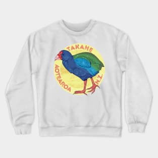 Takahe New Zealand Bird Crewneck Sweatshirt